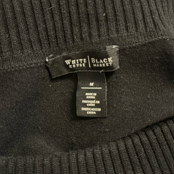 White House Black Market 3/4 sleeve boat neck sweater - Picture 6 of 7